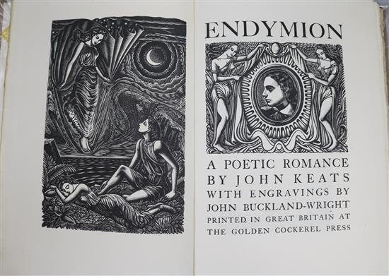 Golden Cockerel Press - Waltham Saint Lawrence, Berkshire - Keats, John - Endymion,